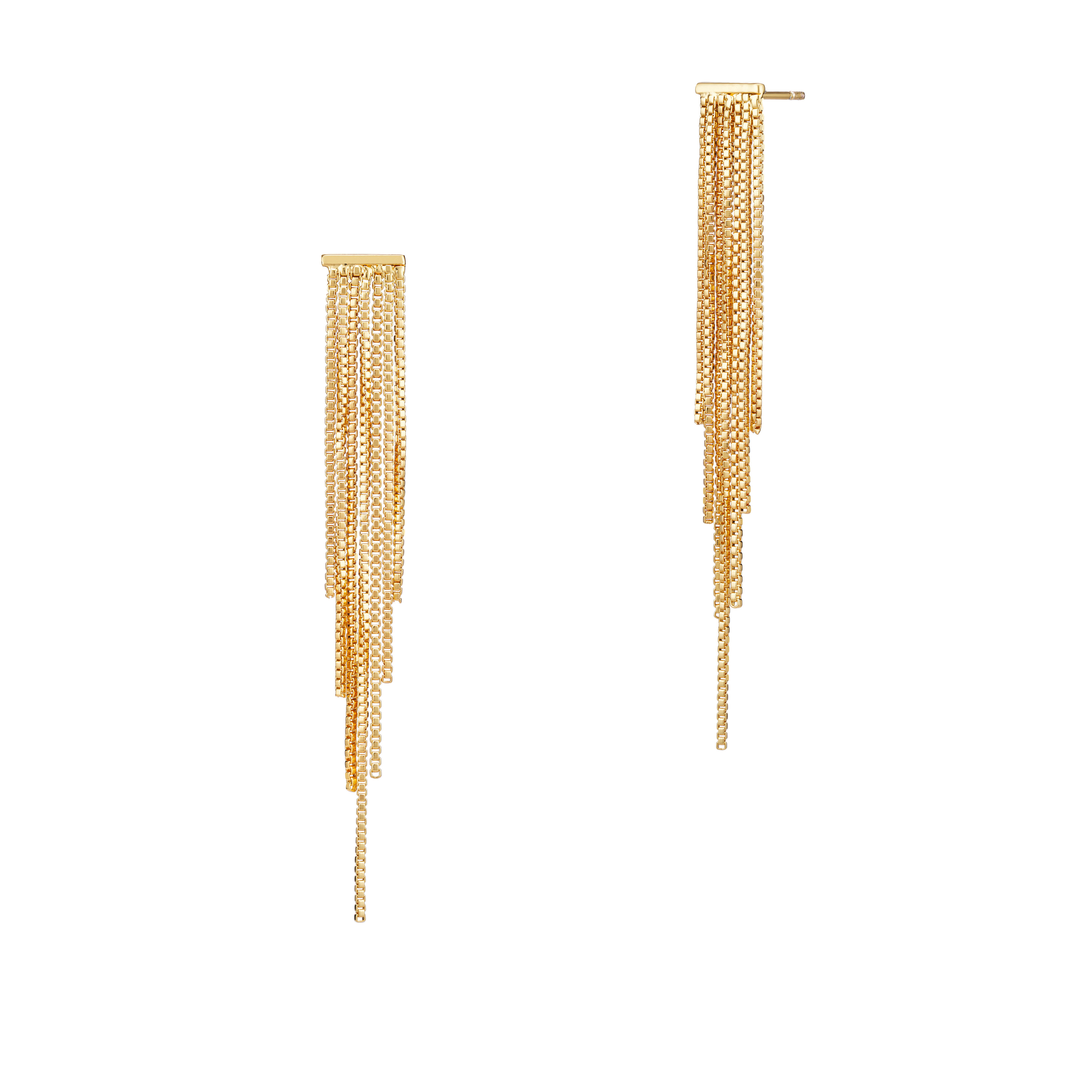 W.KRUK Zjawiskowe Kolczyki - mosiądz, Bez kamienia - PTV/KF050Z