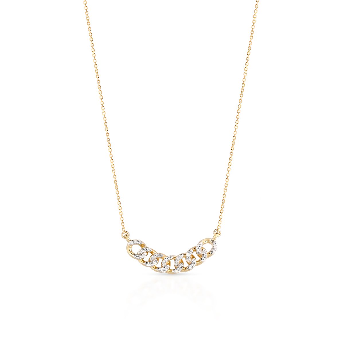 W.KRUK Zjawiskowy Naszyjnik - złoto 585, Diament 0,1 ct - ZPA/NB+493K