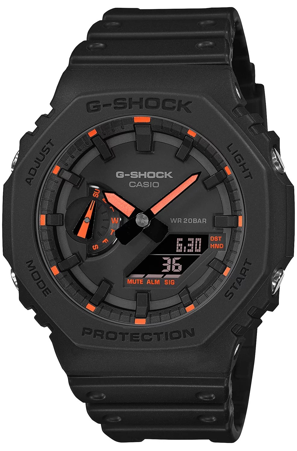 G-SHOCK ZEGAREK Neon Accent Series GA-2100-1A4ER