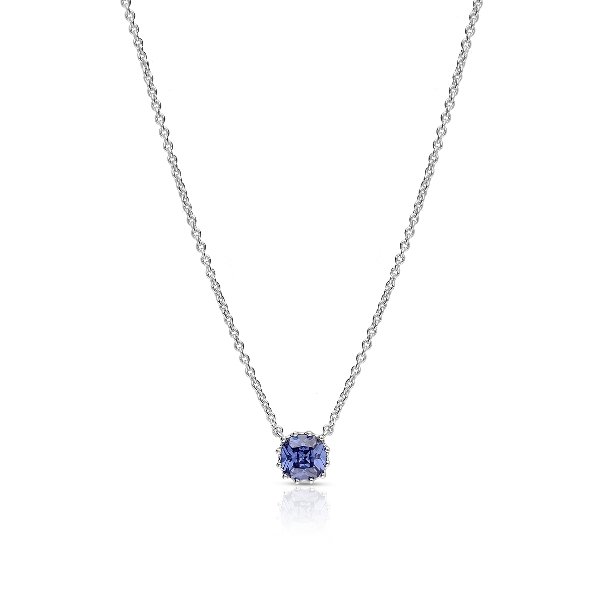 W.KRUK Wyjątkowy Naszyjnik - srebro 925, Cyrkonia - SHX/NC325