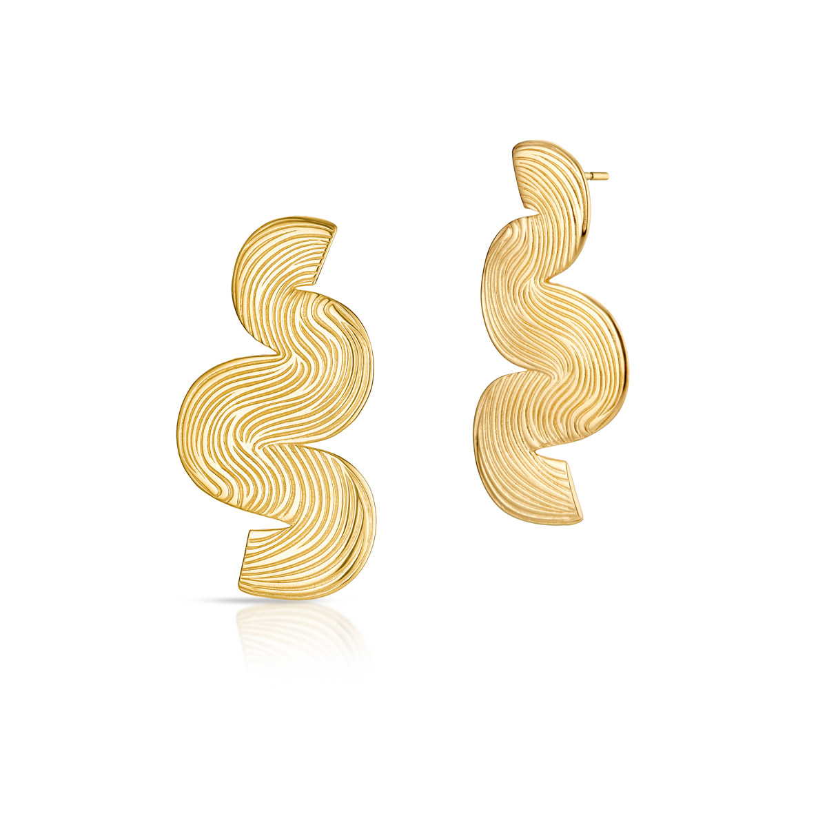 W.KRUK PROMOCJA Srebrne Kolczyki - srebro 925, Bez kamienia - WWK/KS1546Z