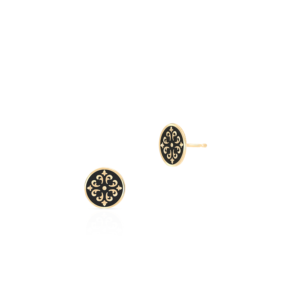 W.KRUK PROMOCJA Złote Kolczyki - złoto 375, Bez kamienia - ZTO/KZ185